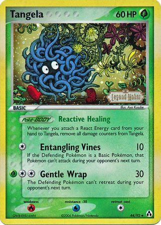 Tangela #44 — EX Legend Maker (Reverse Holo)