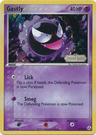 Gastly #52 — EX Legend Maker (Reverse Holo)