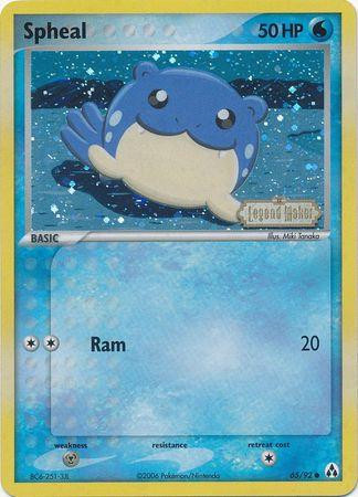 Spheal #65 — EX Legend Maker (Reverse Holo)
