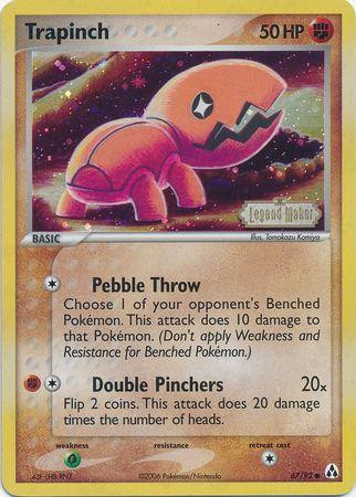 Trapinch #67 — EX Legend Maker (Reverse Holo)