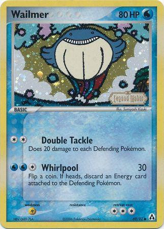 Wailmer #69 — EX Legend Maker (Reverse Holo)