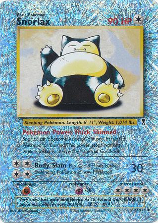 Snorlax #64 — Legendary Collection (Reverse Holo)