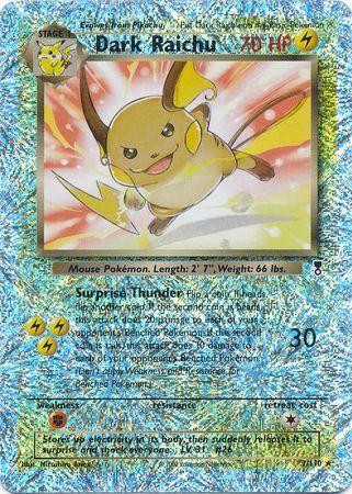 Dark Raichu #7 — Legendary Collection (Reverse Holo)