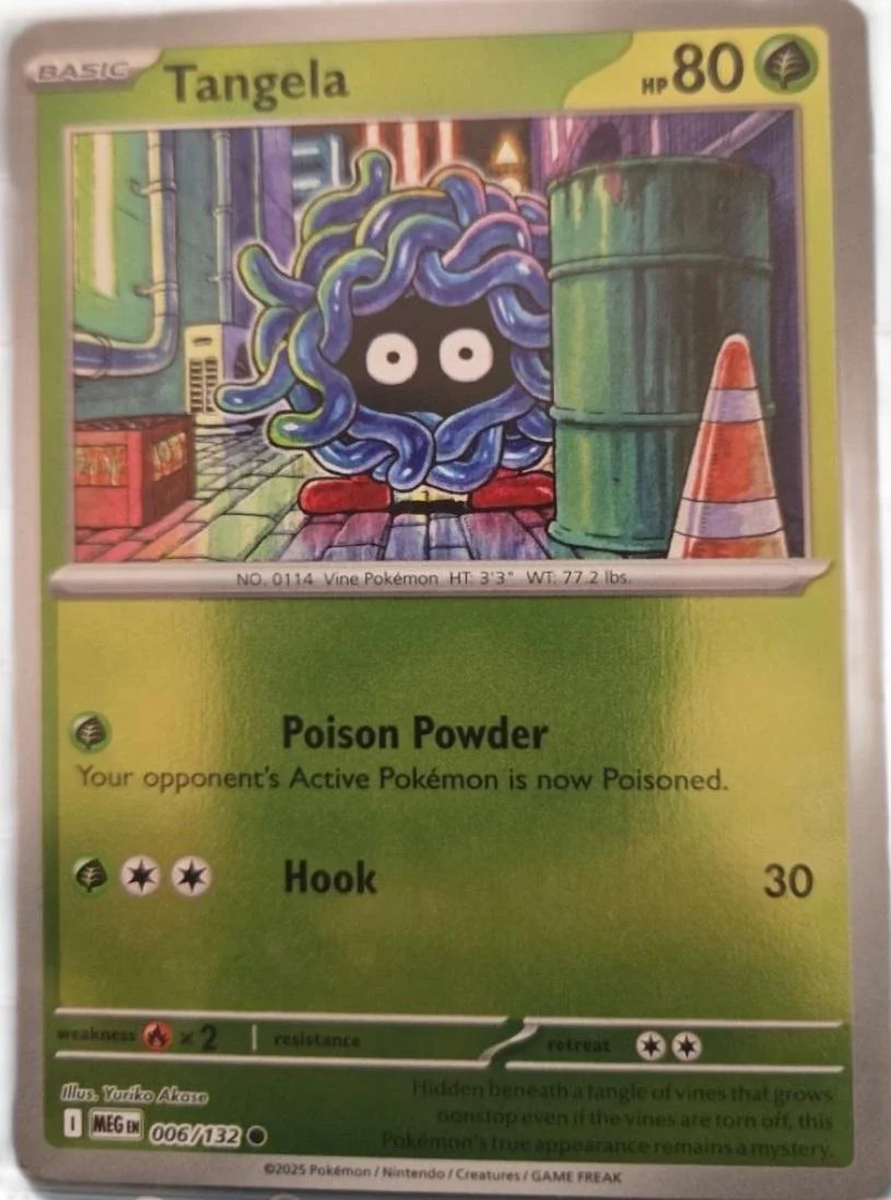 Tangela #006 — Mega-Entwicklung (Reverse Holo)