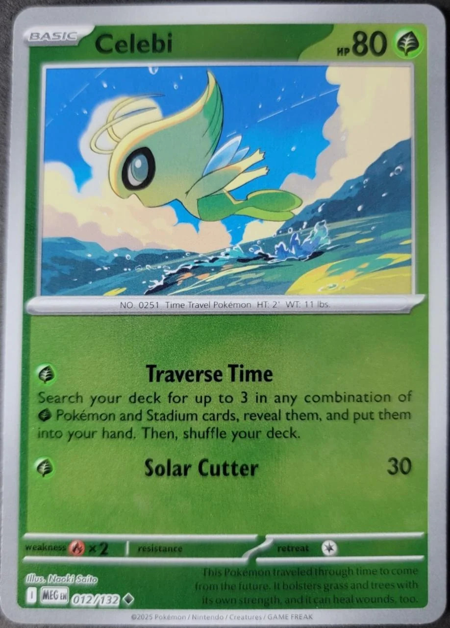 Celebi #012 — Megaevolução (Reverse Holo)