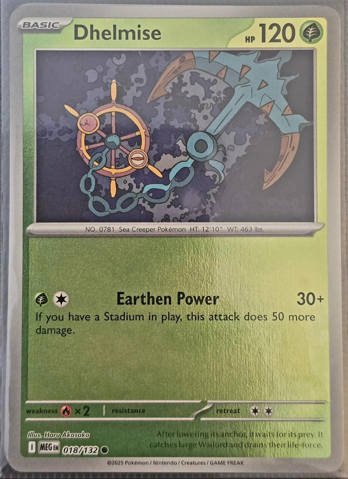 Dhelmise #018 — Megaevoluzione (Reverse Holo)