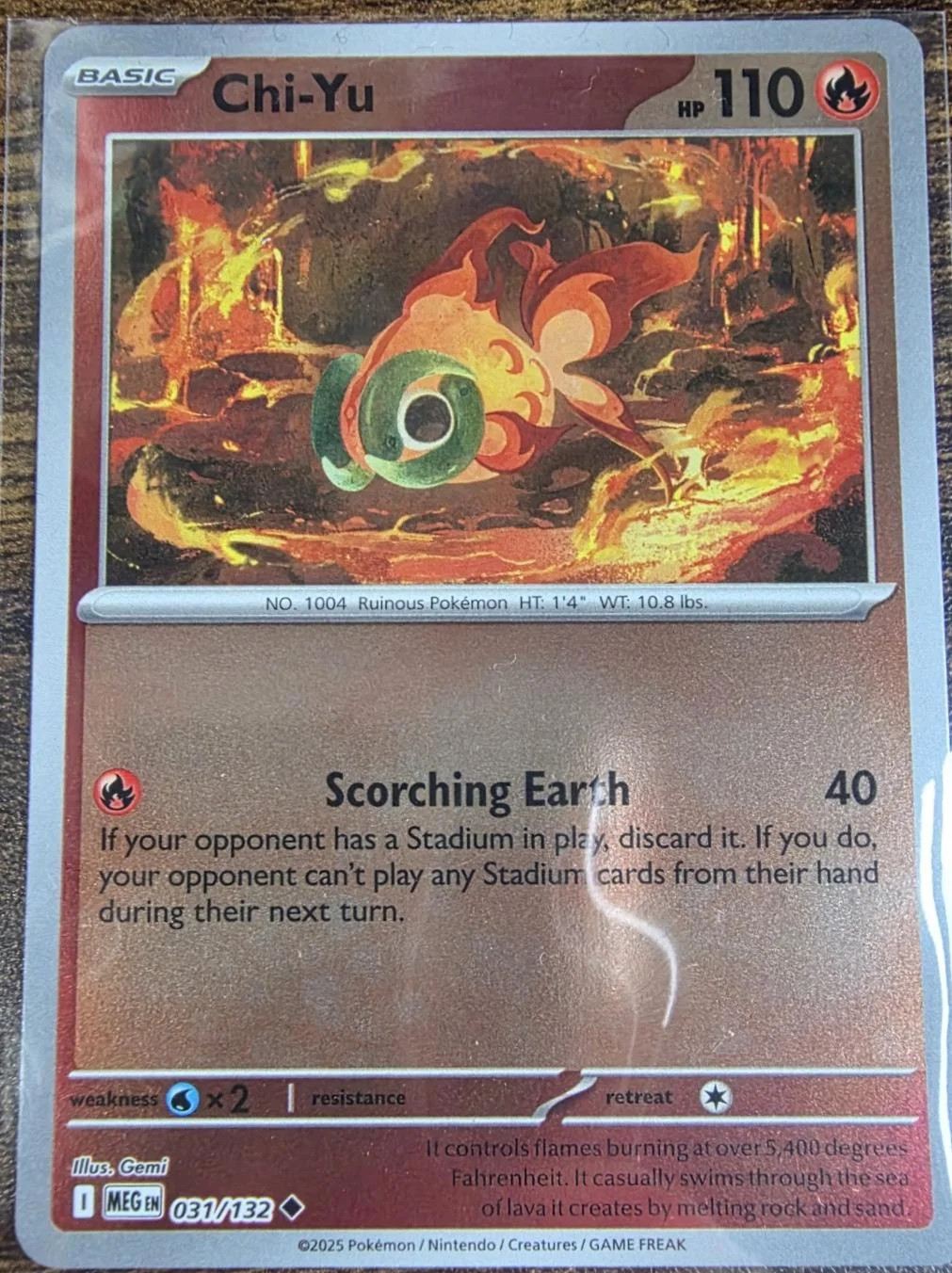 Yuyu #031 — Mega-Entwicklung (Reverse Holo)
