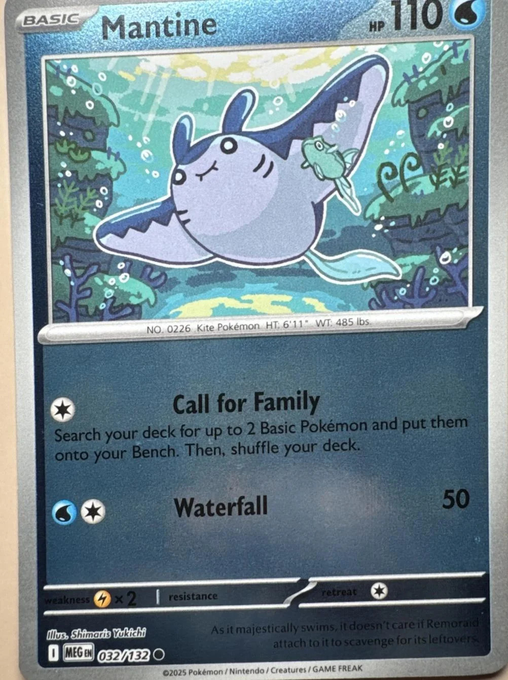 Mantine #032 — Megaevoluzione (Reverse Holo)