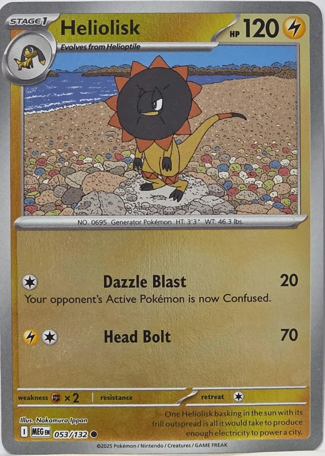 Heliolisk #053 — Megaevolução (Reverse Holo)