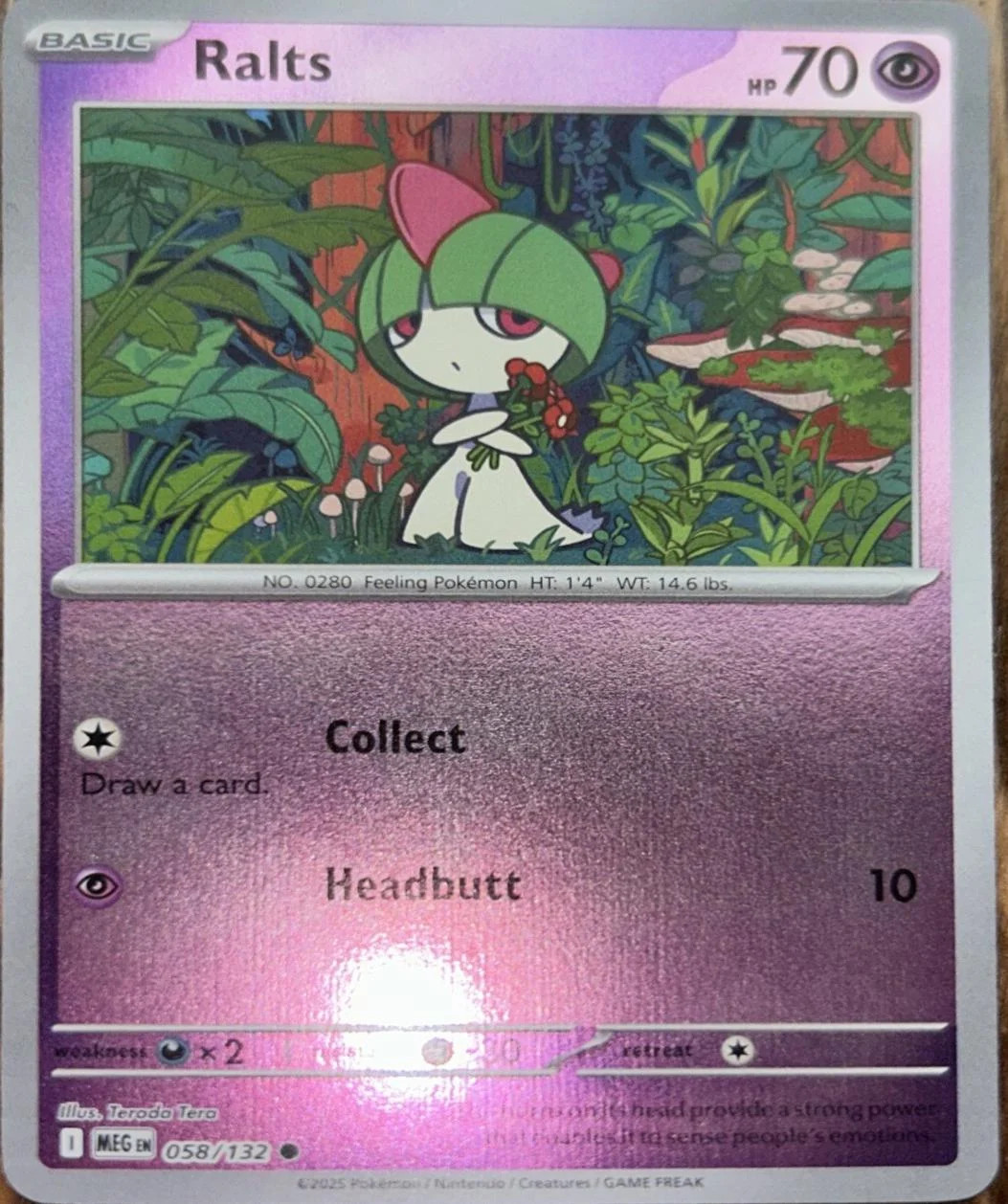 Ralts #058 — Megaevolução (Reverse Holo)