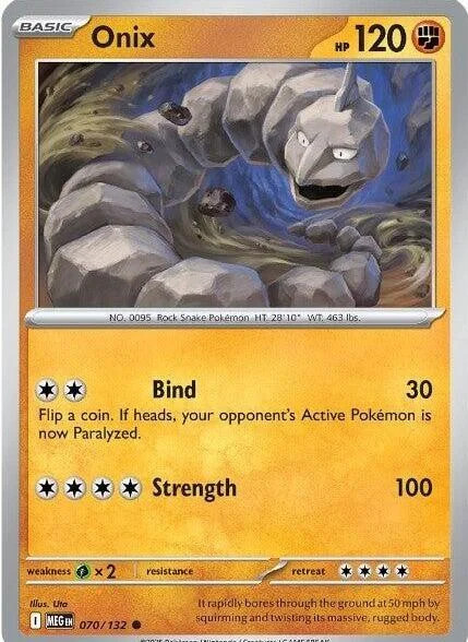 Onix #070 — Megaevoluzione (Reverse Holo)