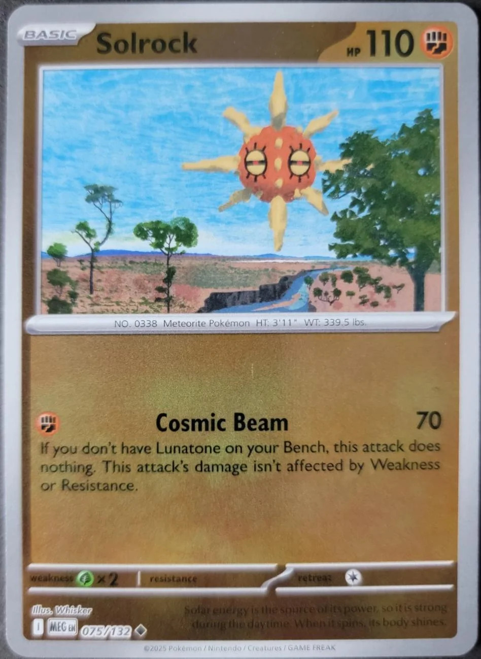 Solrock #075 — Megaevolução (Reverse Holo)