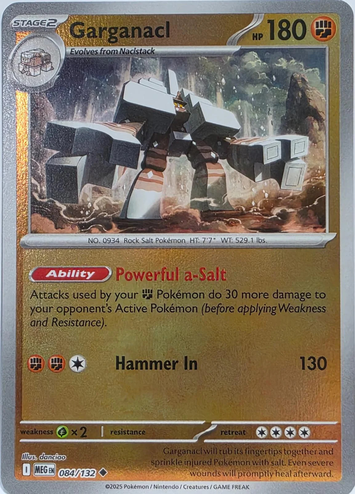 Garganacl #084 — Megaevolución (Reverse Holo)