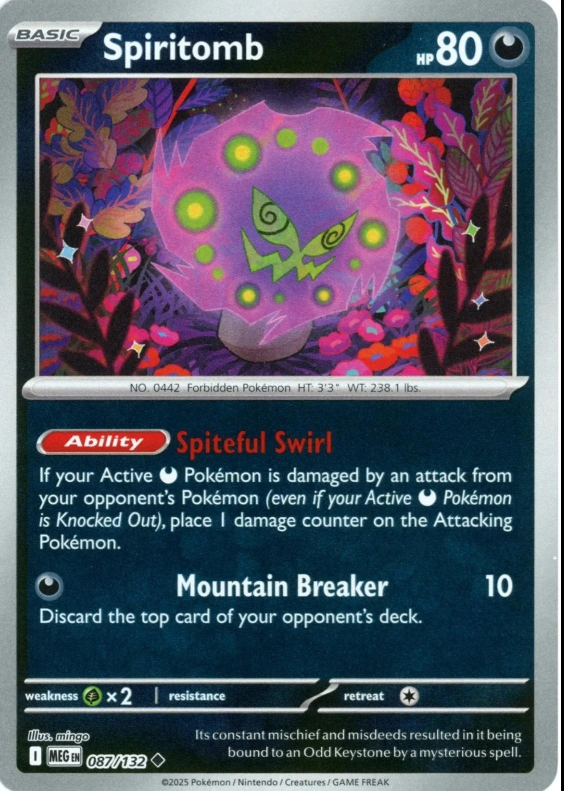 Spiritomb #087 — Megaevolución (Reverse Holo)