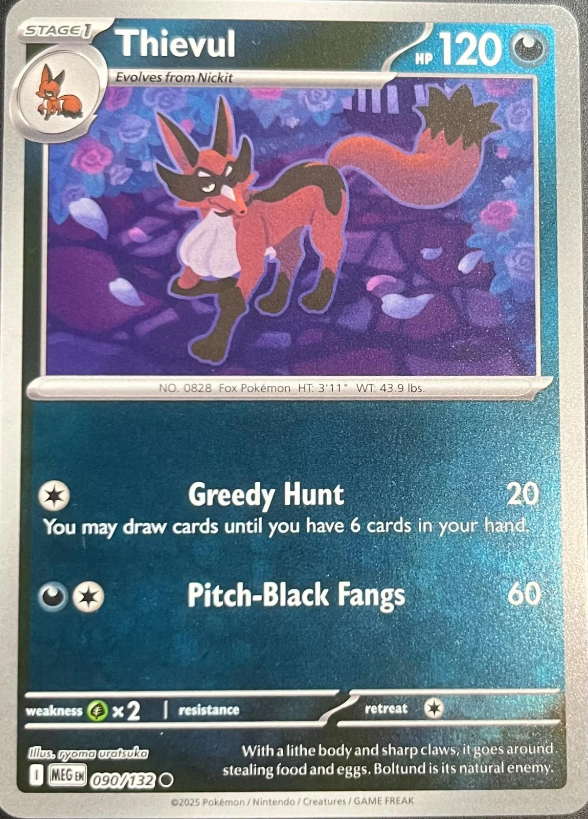 Thievul #090 — Megaevolución (Reverse Holo)