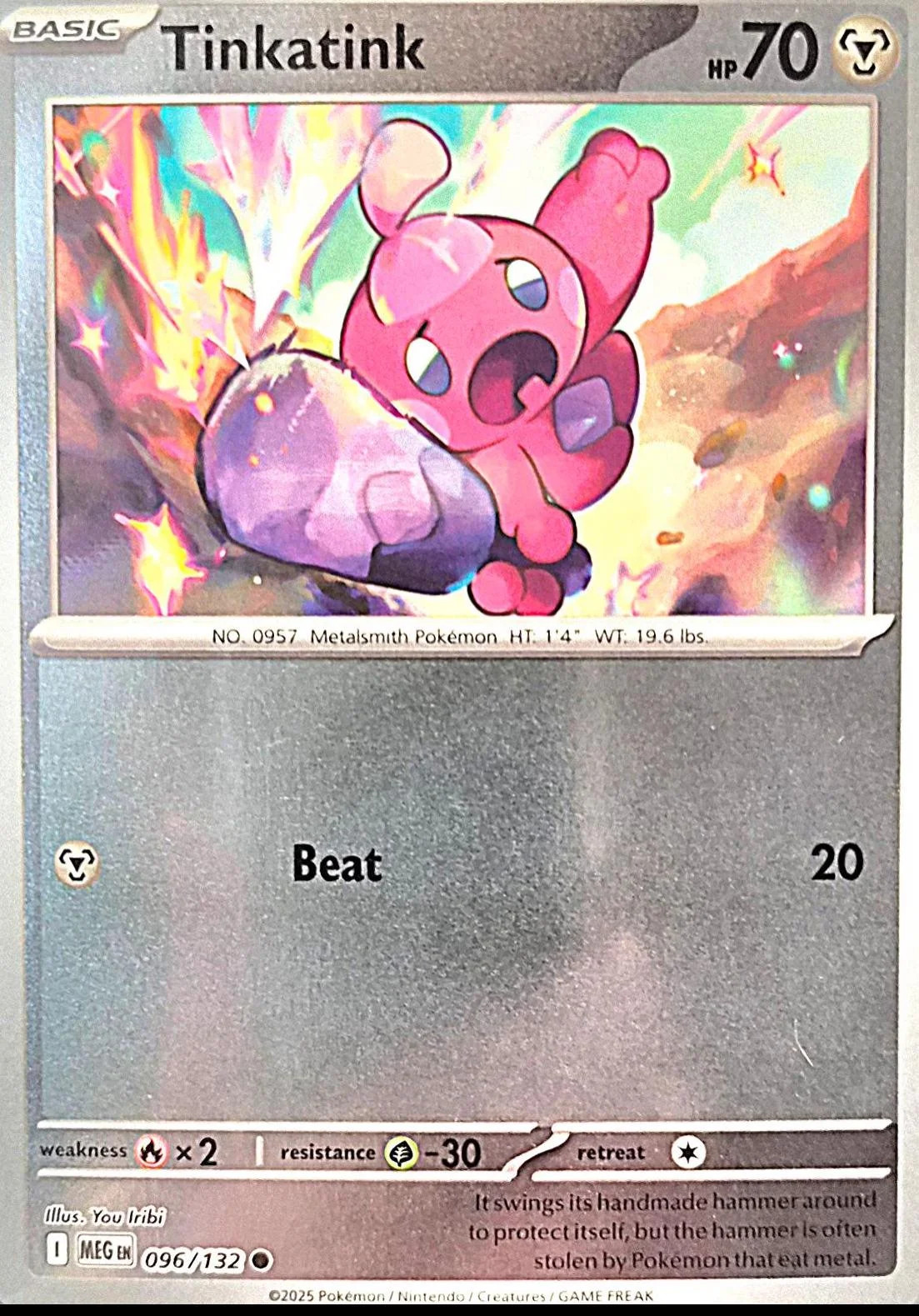 Tinkatink #096 — Megaevolução (Reverse Holo)