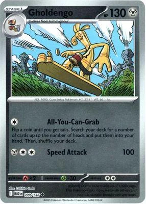 Gholdengo #099 — Megaevolución (Reverse Holo)