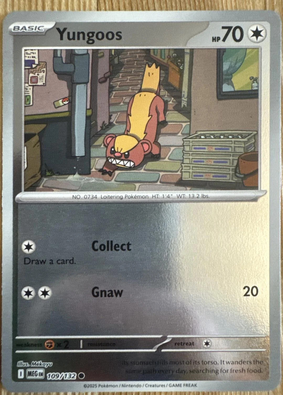 Mangunior #109 — Mega-Entwicklung (Reverse Holo)