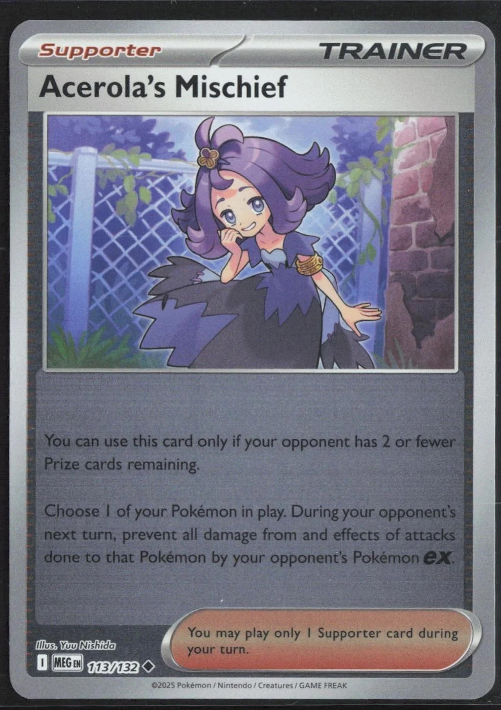 Traquinagem da Acerola #113 — Megaevolução (Reverse Holo)