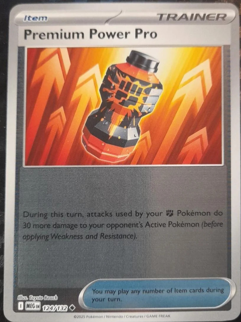 Premium Power Pro #124 — Mega-Entwicklung (Reverse Holo)