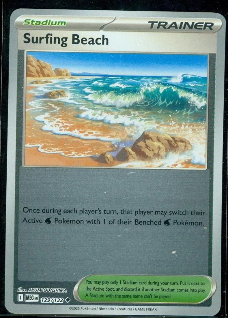 Surfstrand #129 — Mega-Entwicklung (Reverse Holo)