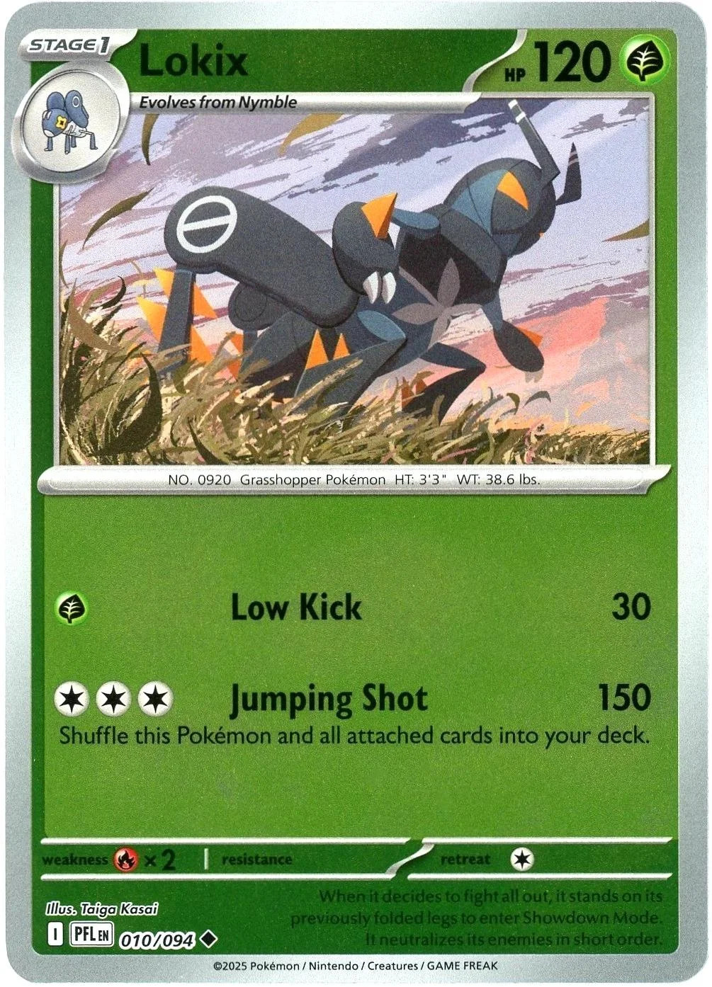 Lokix #010 — Fiamme Spettrali (Reverse Holo)