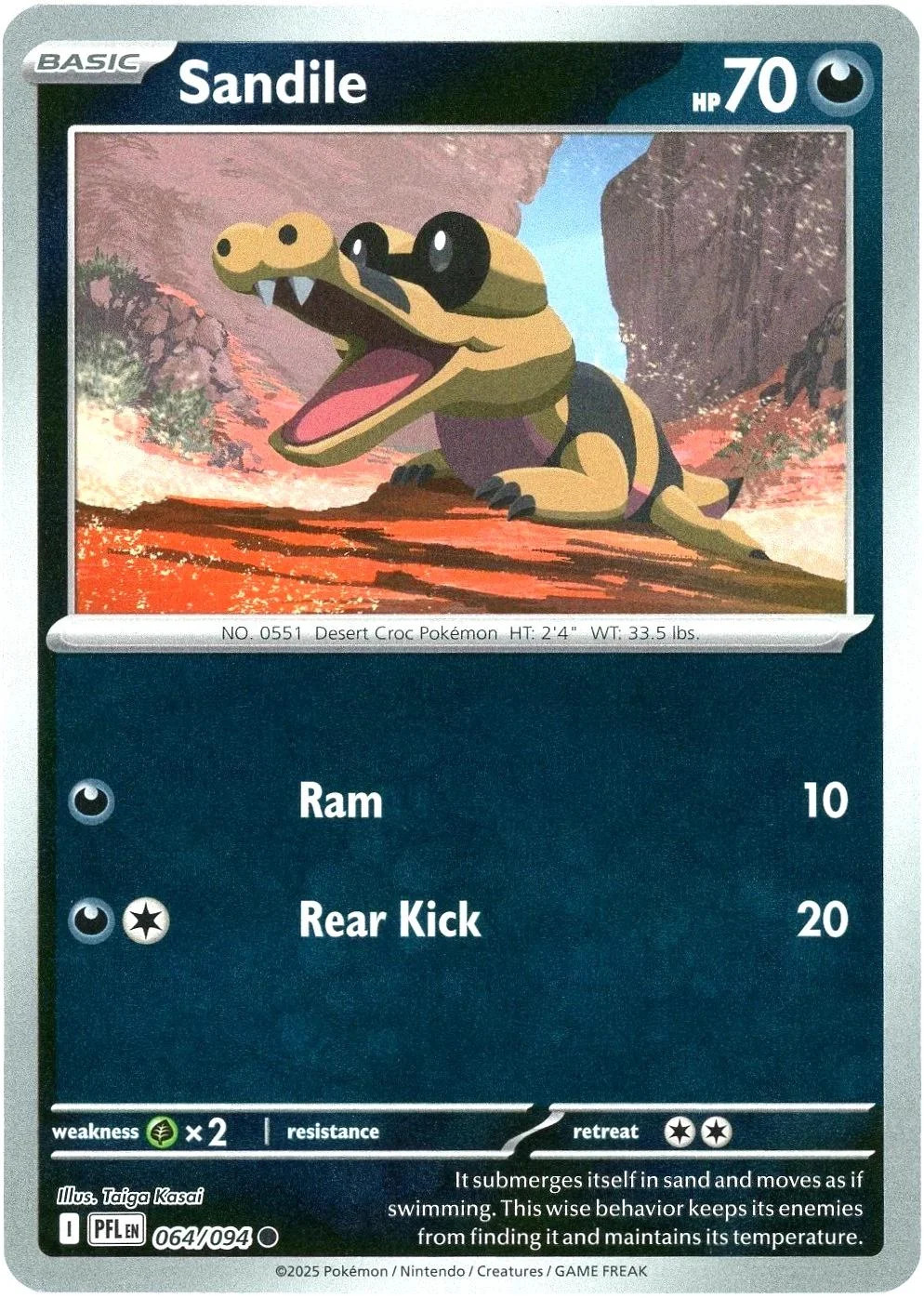 Sandile #064 — Fuegos Fantasmales (Reverse Holo)