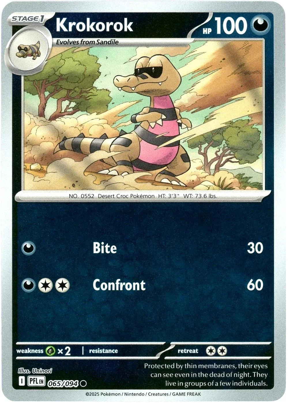 Krokorok #065 — Fogo Fantasmagórico (Reverse Holo)