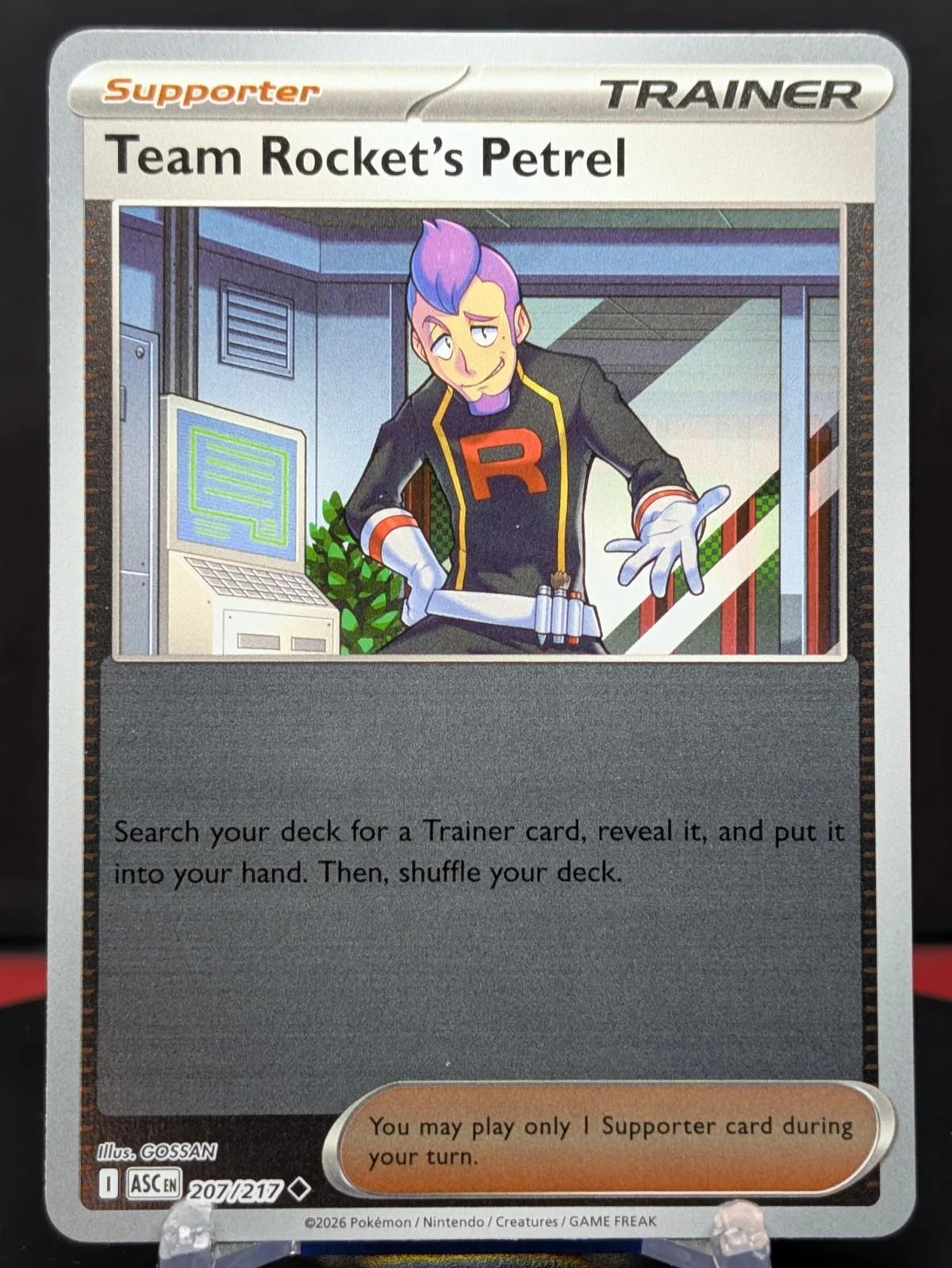 Petrel da Equipe Rocket #207 — Heróis Excelsos (Reverse Holo)