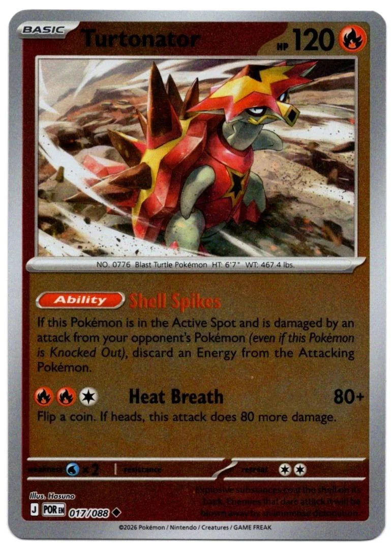 Turtonator #017 — Equilibrio Perfecto (Reverse Holo)