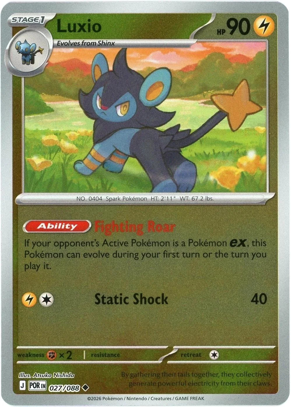 Luxio #027 — Equilíbrio Perfeito (Reverse Holo)