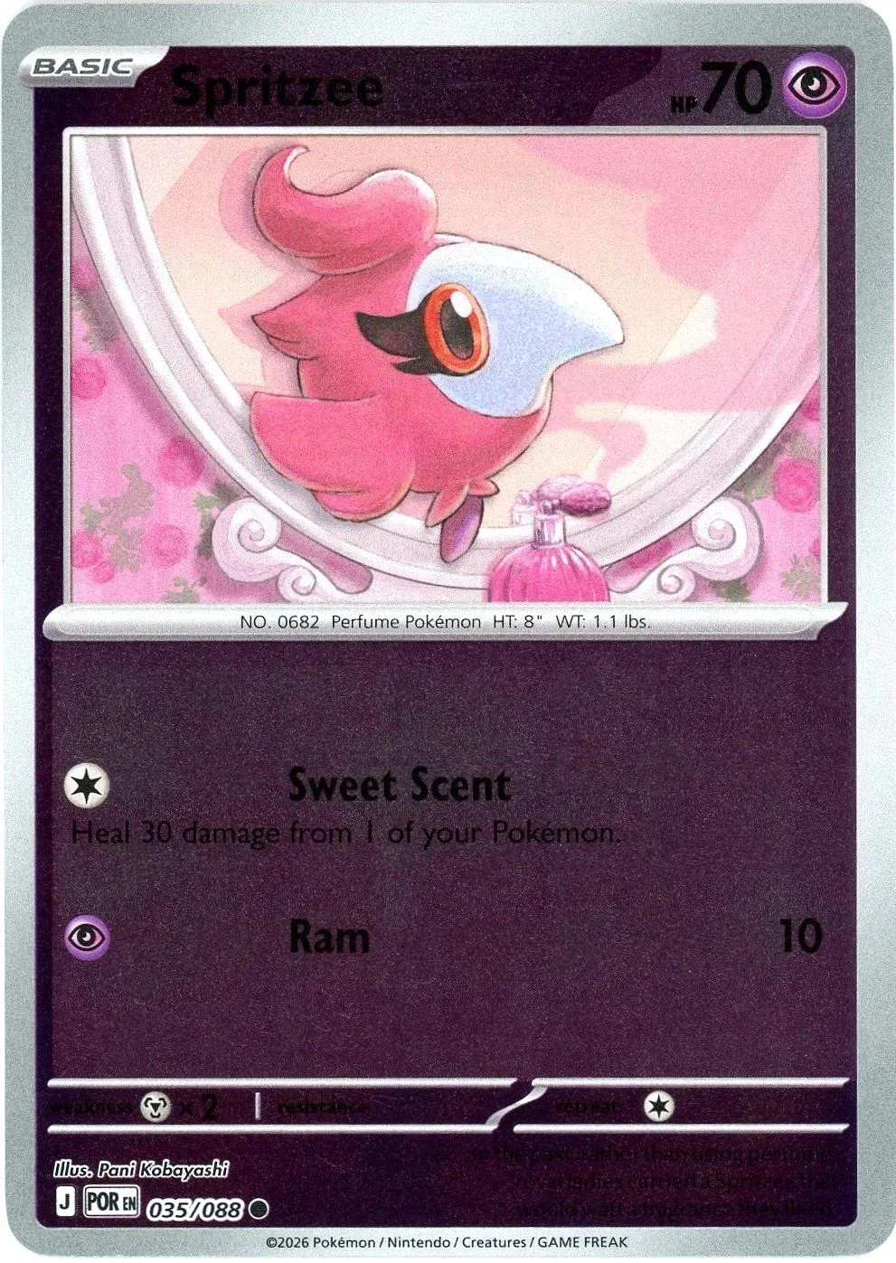 Spritzee #035 — Equilíbrio Perfeito (Reverse Holo)