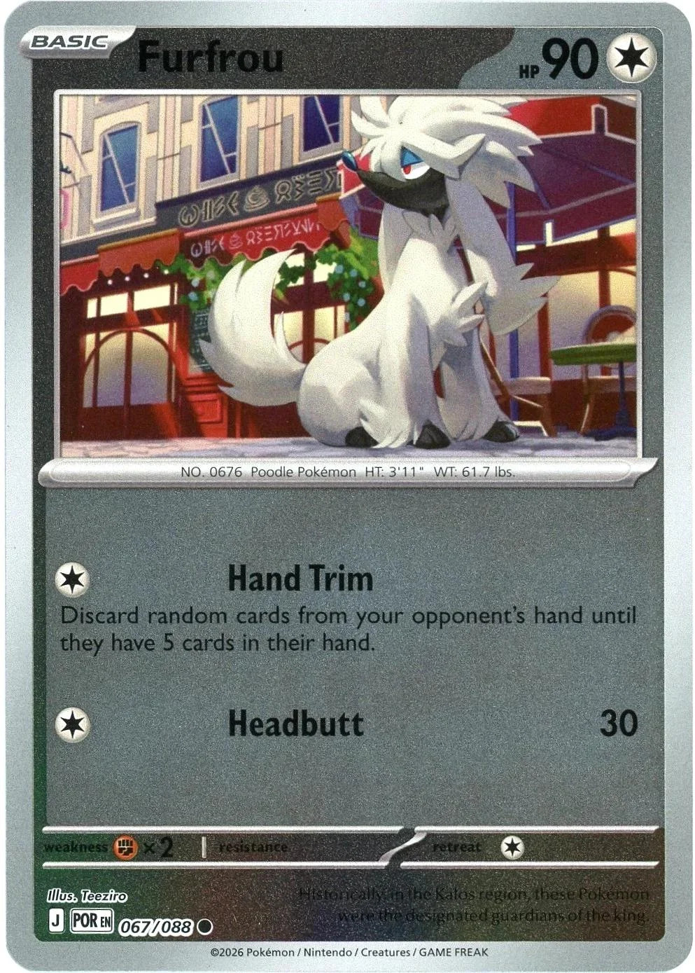 Furfrou #067 — Equilibrio Perfecto (Reverse Holo)
