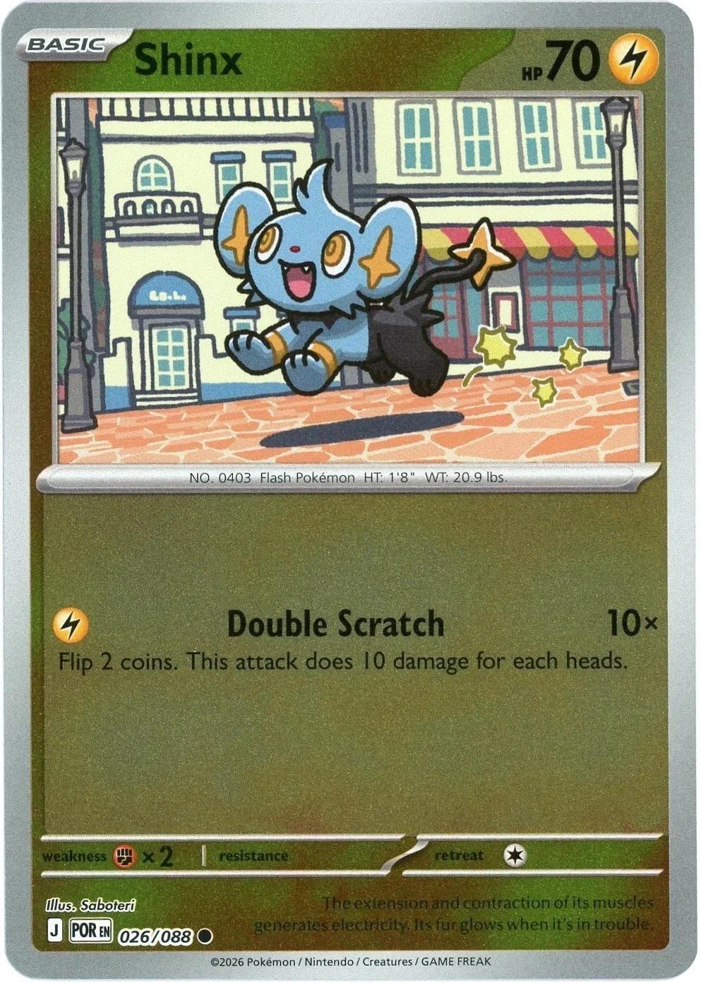 Shinx #026 — Equilibrio Perfetto (Reverse Holo)