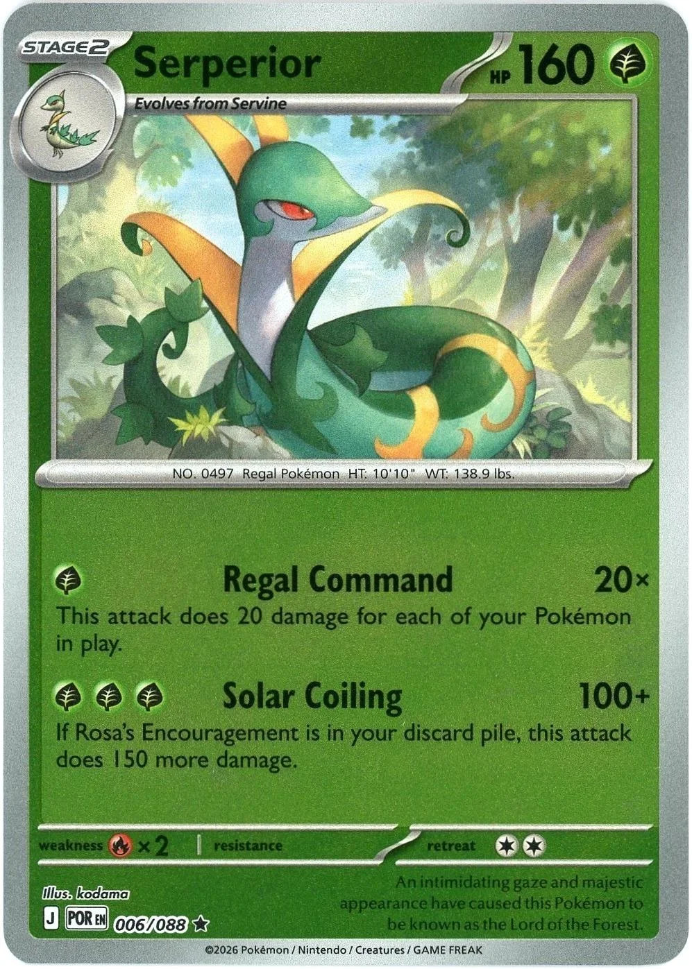 Serpiroyal #006 — Optimale Ordnung (Reverse Holo)