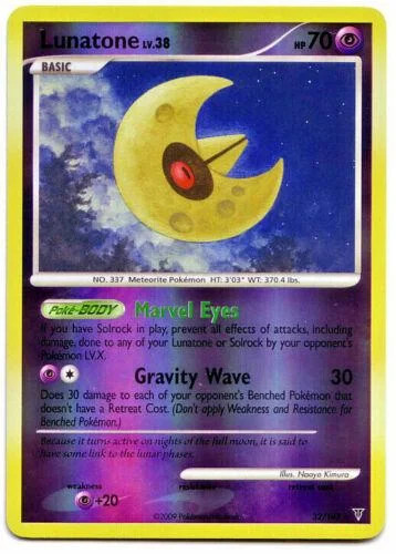 Lunatone Lv.38 #32 — Supreme Victors (Reverse Holo)