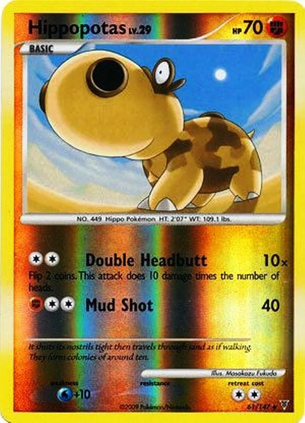 Hippopotas Lv.29 #61 — Supreme Victors (Reverse Holo)