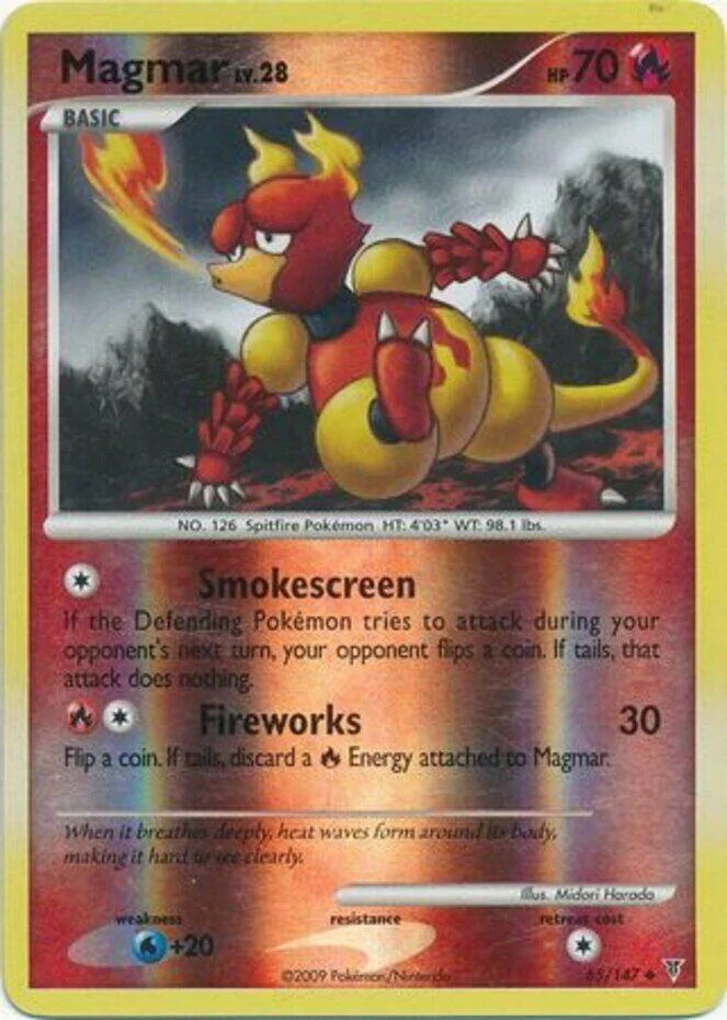Magmar Lv.28 #65 — Supreme Victors (Reverse Holo)
