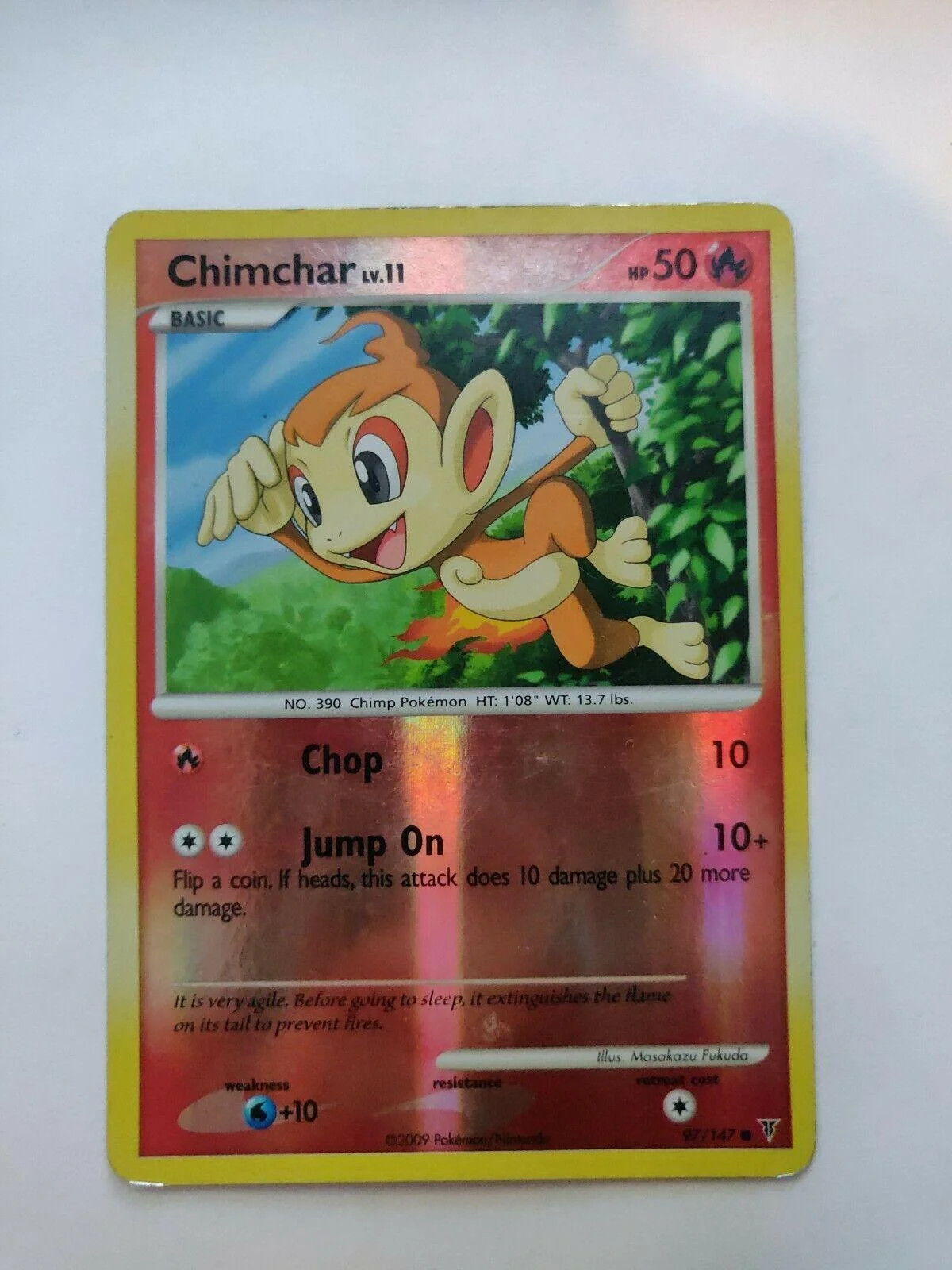 Chimchar Lv.11 #97 — Supreme Victors (Reverse Holo)