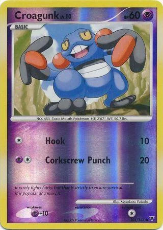 Croagunk Lv.10 #101 — Supreme Victors (Reverse Holo)