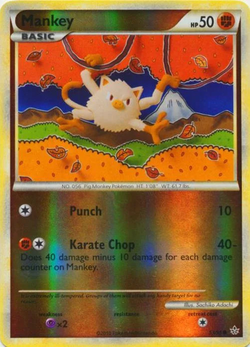 Mankey #53 — Liberados (Reverse Holo)