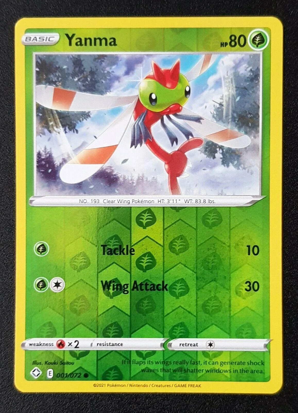 Yanma #1 — Destinos Brilhantes (Reverse Holo)