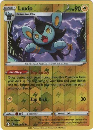 Luxio #32 — Destinos Brilhantes (Reverse Holo)