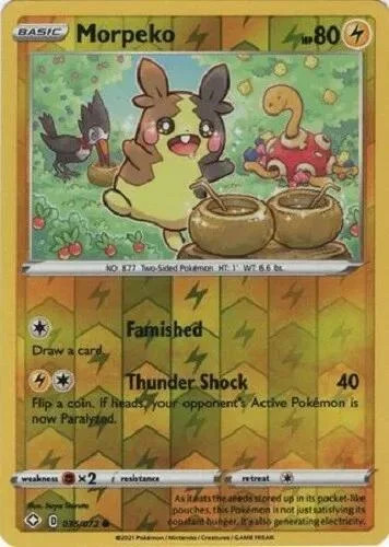 Morpeko #35 — Destinos Brilhantes (Reverse Holo)
