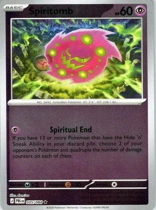 Spiritomb #035 — Escuridão Absoluta (Reverse Holo)