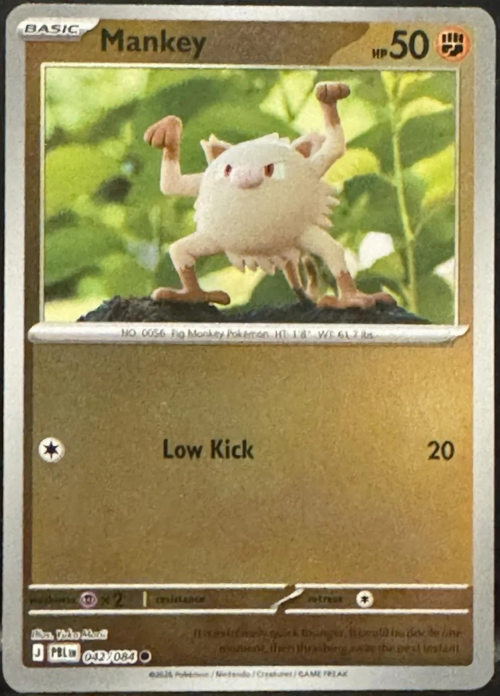 Mankey #042 — Escuridão Absoluta (Reverse Holo)