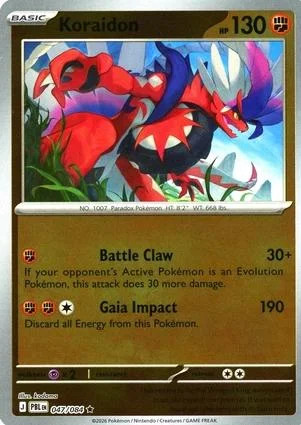 Koraidon #047 — Oscuridad Absoluta (Reverse Holo)