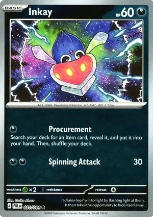 Inkay #051 — Oscuridad Absoluta (Reverse Holo)