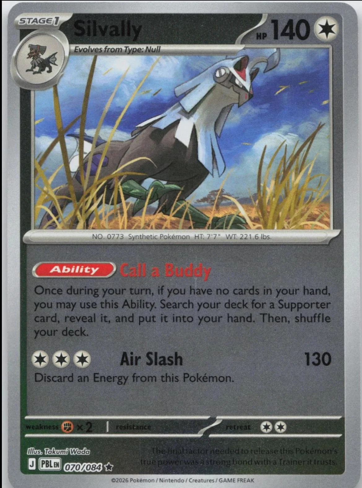 Silvally #070 — Buio Pesto (Reverse Holo)