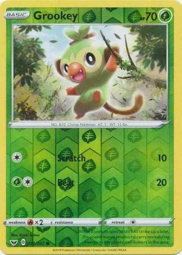 Grookey #11 — Espada e Escudo (Reverse Holo)